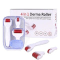 Dermaroller rola dermatologica 4 in 1 cu ace din otel inoxidabil