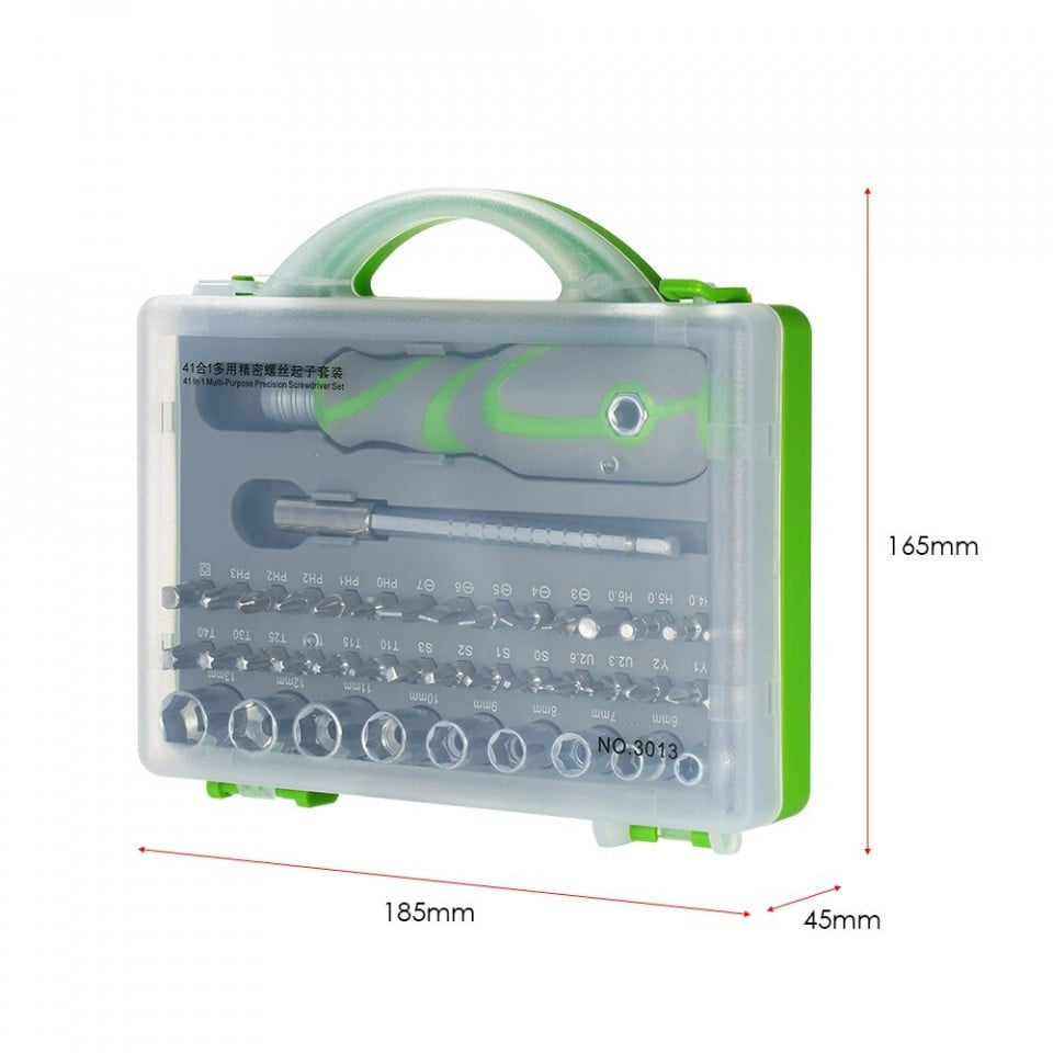 Set surubelnita magnetica cu 41 piese