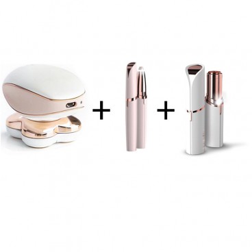 Set Epilator picioare, trimmer sprancene si epilator facial